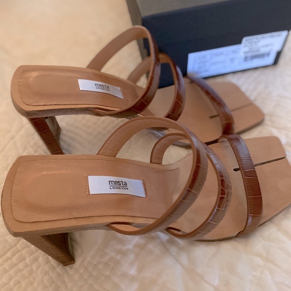 MIISTA Joanne Clay Croc Sandals (8.5/39) β BRAND NEW WITH BOX! π - Picture 7 of 9
